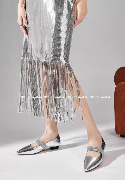 新品牛皮漆皮平底清新女单鞋789B43508（W） 商品图5