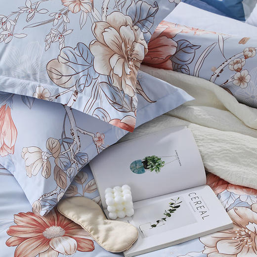 富安娜  磨毛四件套-云锦星晴 商品图1