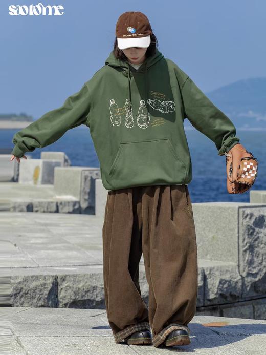 早乙女惠子saotome/STMWY243190/延续款手绘印花连帽卫衣 商品图2