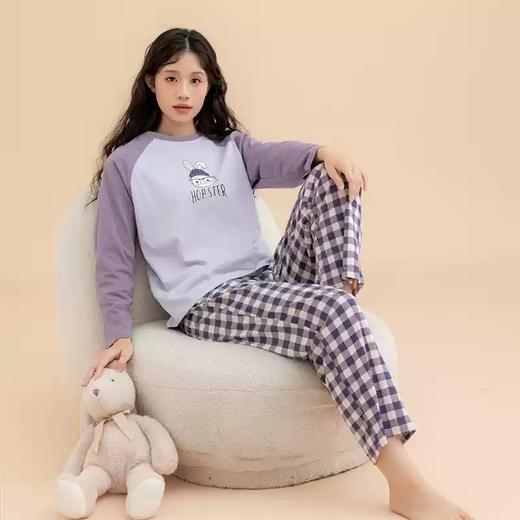 康妮雅女式长袖长裤套头套装 商品图0