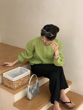 老米优品🎈5天。春的笔触。篙品质  韩国1：1 定制 ❤ 《100%苎麻 短外套》  刻在基因里的松弛！内里来去缝工艺。WT240905A