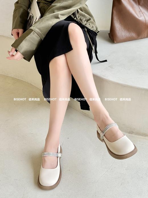 新品女士玛丽珍带钻软底舒适单鞋919B43500（W） 商品图7