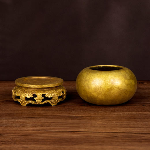 吉祥古法香炉 带座钵盂炉 商品图5
