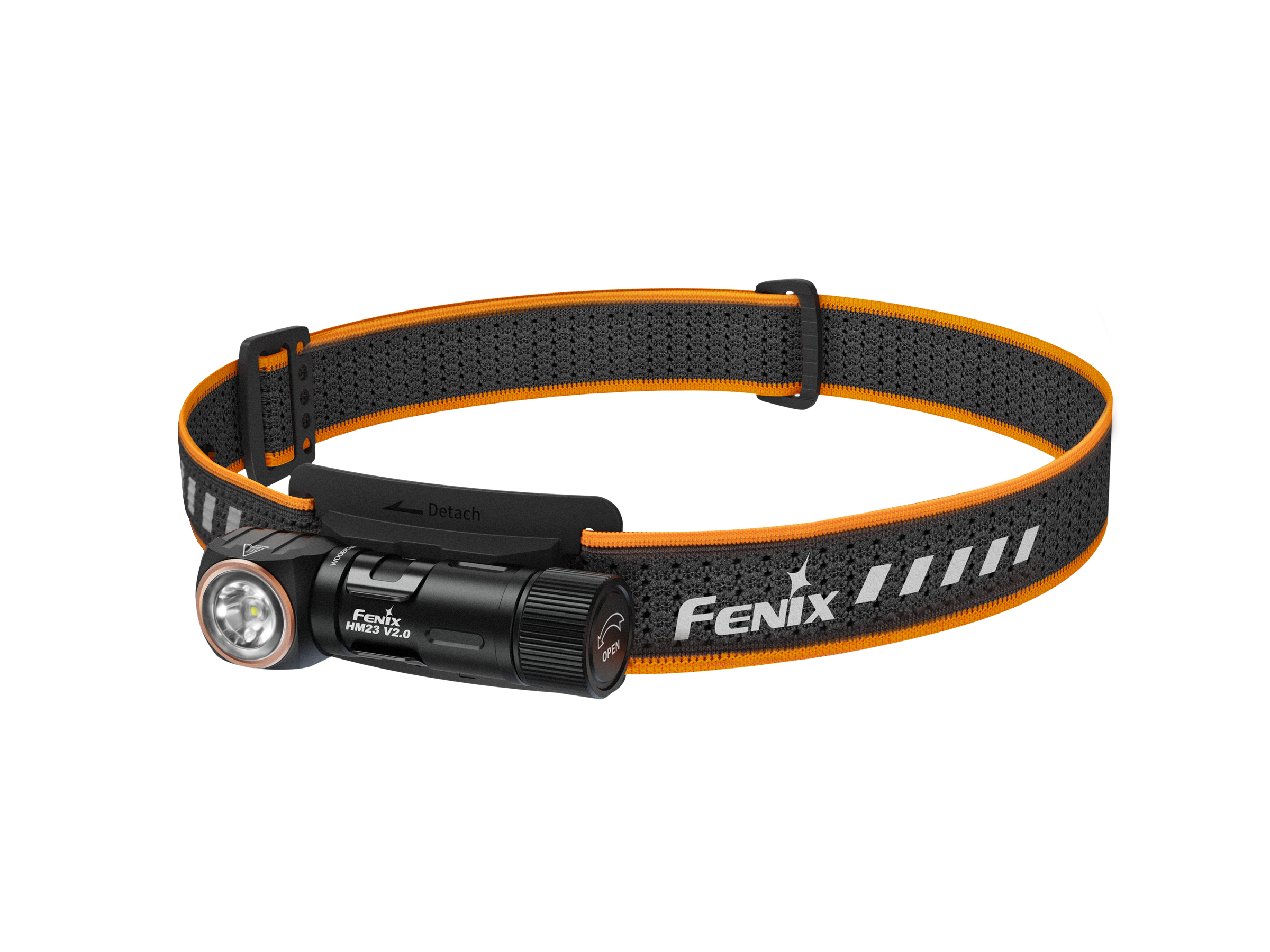 Fenix HM23 V2.0户外头灯强光越野跑步红光白光AA头灯轻量型防水兼容14500 1.5v