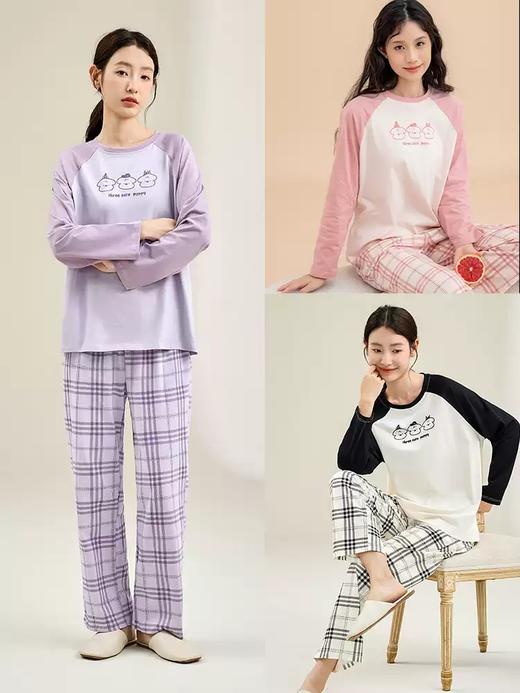 康妮雅女式长袖长裤套头套装 商品图5