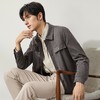 柒牌翻领夹克男2024秋冬新款时尚潮流中青年工装外套	127K71030 商品缩略图1