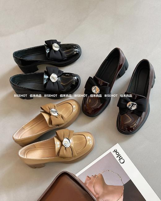 新品女士粗跟增高显瘦百搭乐福鞋547B43521（W） 商品图3