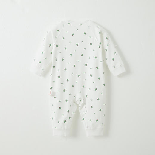 怡比绿绿小树长袖系带哈衣HY24AUN021白绿色调（52#-66#） 商品图1