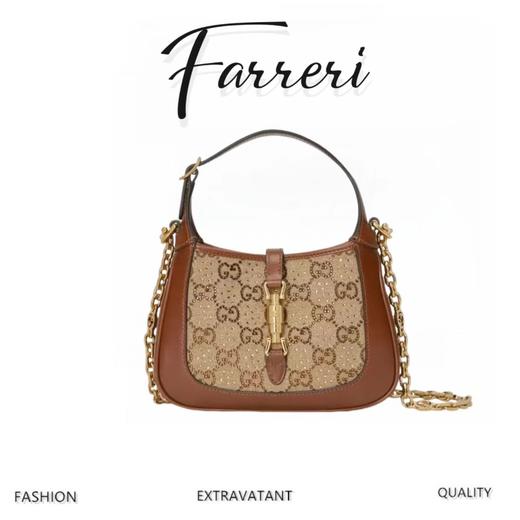 G家古驰 半月腋下包 单肩包 商品图0