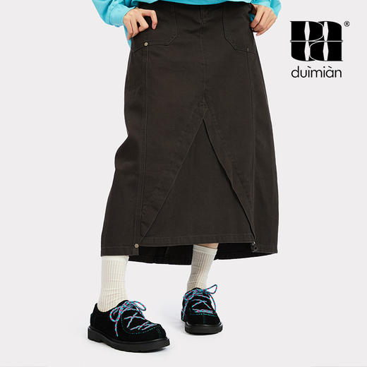 对面duimian半身裙螺母钉伞裙 商品图1