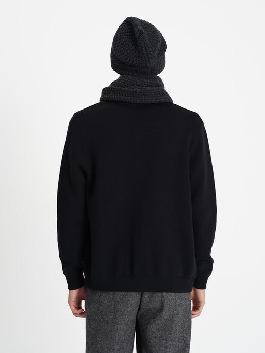 callisto黑色羊毛混纺针织开衫 商品图4