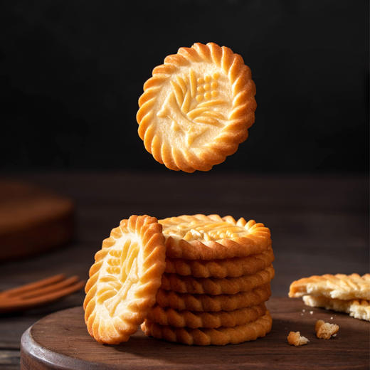 500g×2上海风味不添加蔗糖系列饼干 万年青饼干 燕麦饼干 田趣饼干 杂粮饼干 早餐休闲办公室零食 商品图7