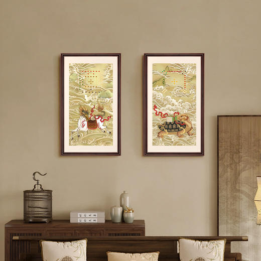 河图洛书 铜雕艺术画 商品图1