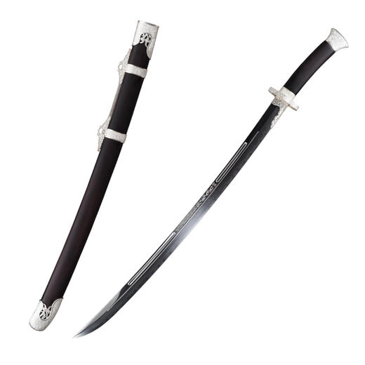 戚家刀 沈州作品 龙泉沈广隆宝剑一体刀剑 手工传统收藏宝剑  未开刃 商品图6