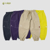 力丼田儿童户外防泼水明线撞色束脚长裤 攀山野 防泼水抗皱易打理 L2411X022CAYW 商品缩略图0