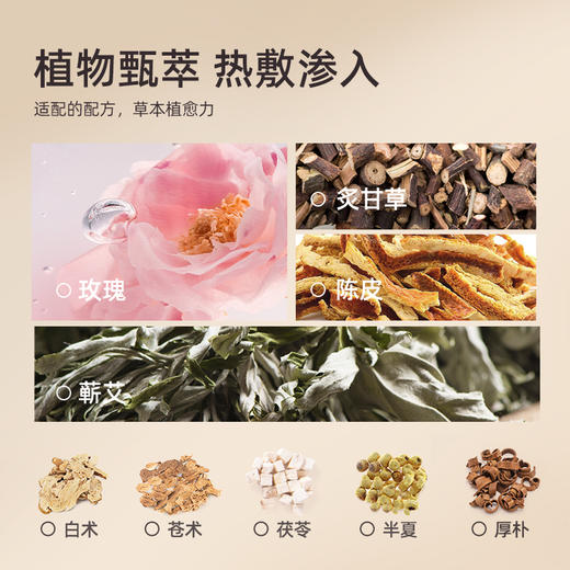 【三九活动中】元气达人玫瑰精华艾灸贴 玫瑰灸贴 温养玫瑰蕲艾热敷 商品图1