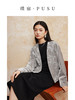璞宿PUSU 青竹珠绣 桑蚕丝绒对襟短外套54111 商品缩略图0
