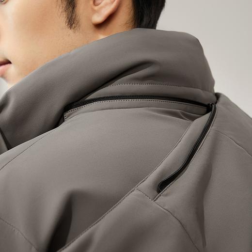 【鹅绒】柒牌可拆连帽羽绒服男冬季厚款三防保暖时尚休闲羽绒外套	127E71290 商品图2
