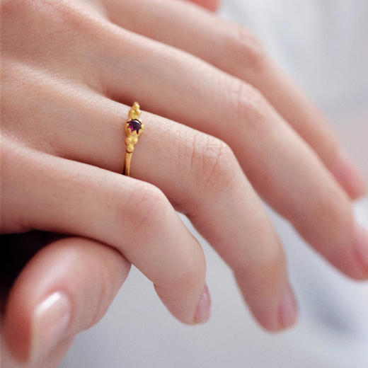 订购7周到｜ Monsieur-Athenais small-石榴石 戒指［法国设计师］ 商品图0