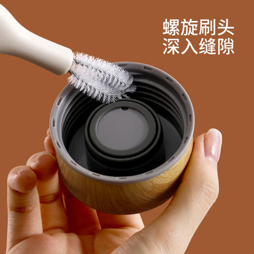 FaSoLa杯口缝隙清洗刷多功能清洁刷套装无死角吸管刷子保温杯盖刷 商品图2