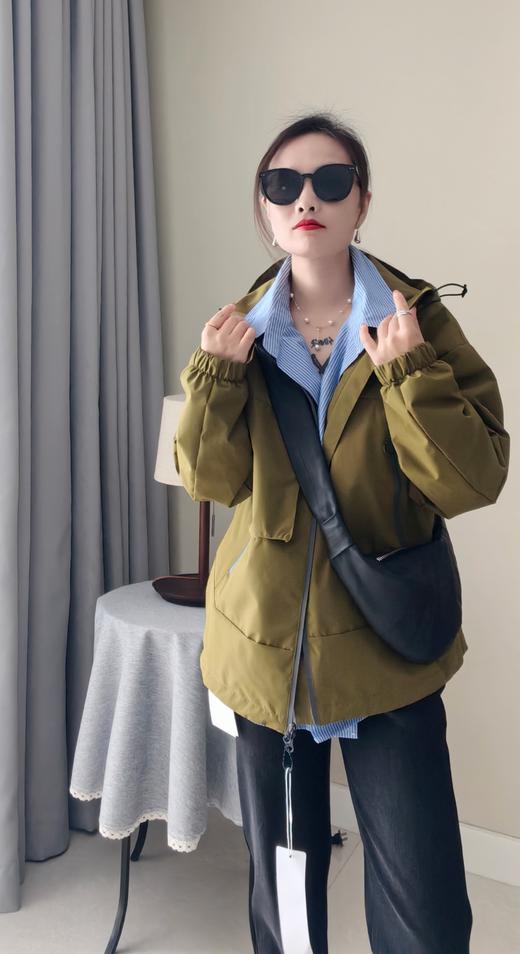 雪山原版面料暗格纹男女同款冲锋衣夹克防风外套 商品图6