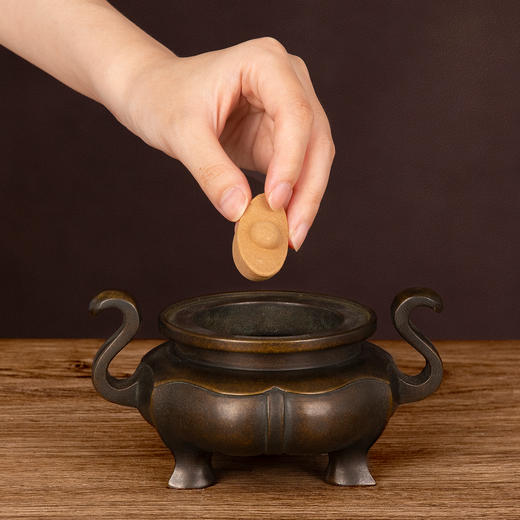 吉祥古法香炉 福禄寿朝冠耳海棠熏炉 商品图7