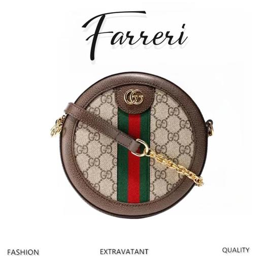 G家古驰 圆饼 单肩斜跨链条包 商品图0