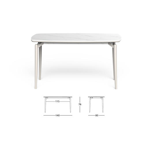 顾家家居整装 奶油风 集成 餐桌 PT2137 商品图2