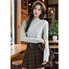 9/10奢姿大码女装2024秋冬气质半高领简约针织衫胖妹妹时尚百搭上衣9844634083 商品缩略图2