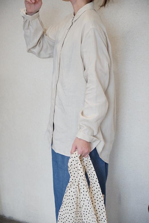 SUSURI限定亚麻衬衣 商品图1