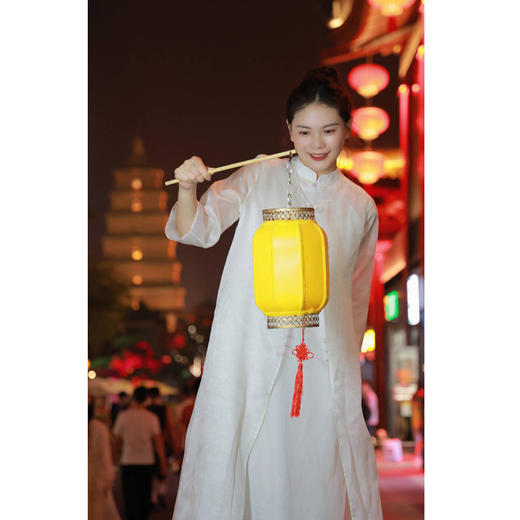 【抖音专属】套装（长款衬衫24710396-山矾+无袖连衣裙24707397-山矾） 商品图2