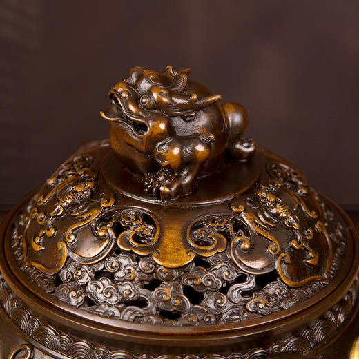 吉祥古法香炉 福禄聚宝缸 商品图2