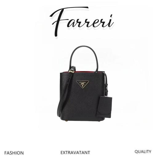 P家 matinee系列BORSA A MANO 三角金标 Saffiano皮革材质 手提斜挎包 商品图0