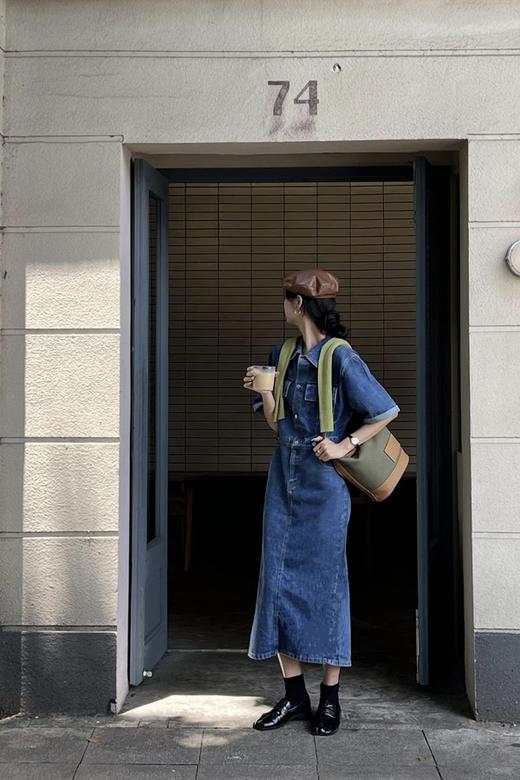 WHO KNOWS 水洗牛仔口袋饰连衣裙 16806 商品图3