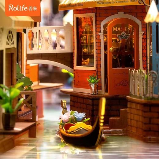 Rolife若来DIY拼装书立-浪漫威尼斯 商品图3
