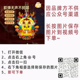 【下单方式见详情页】测评优品-顽学儿童手提龙灯 中国风设计 中秋灯笼 儿童玩具 防水 亮灯 幼儿园
