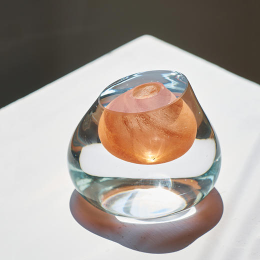 北欧高级感斜口彩色琉璃厚重迷你玻璃花瓶居家桌面水培单支小口瓶 商品图14