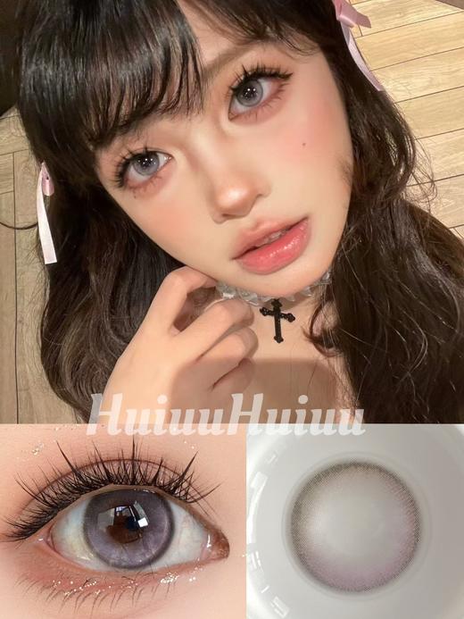 【中直径日抛】wecute-蔷薇紫-14.2mm【日抛 0-800度 无525/575】 商品图0