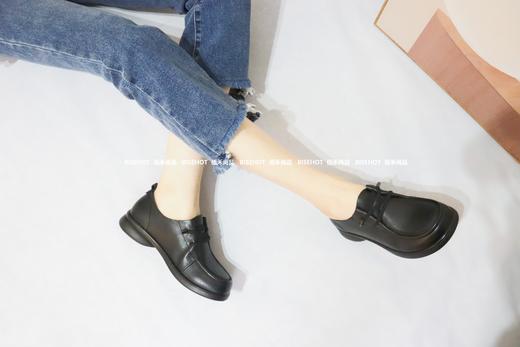 新品细带牛皮软底软面舒适婆婆单鞋963B43516（W） 商品图3