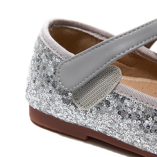 MR&LT女童水钻公主鞋蝴蝶节春秋新款小女孩软底演出闪亮皮鞋 商品图3