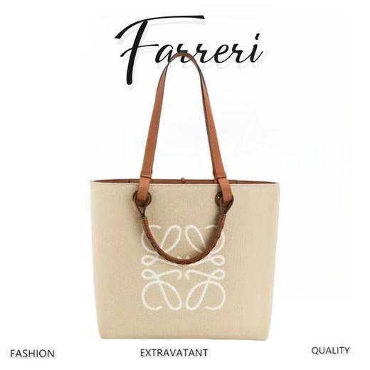 罗家Anagram刺绣印花Tote手袋，容量感人！BLYW 商品图0