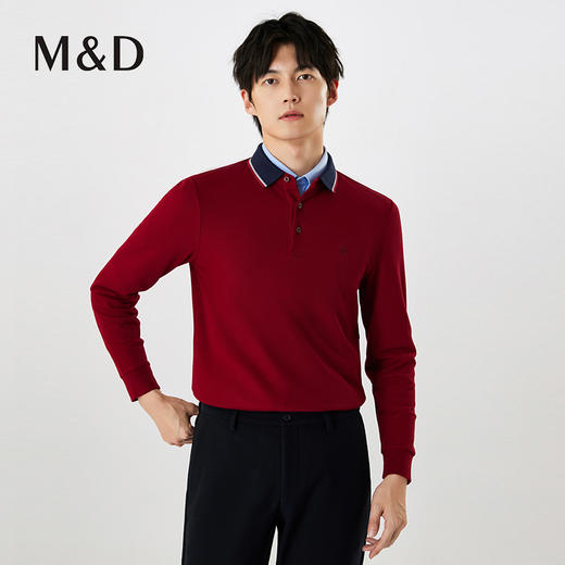 【名盾】长袖翻领T恤MXCL11689B 商品图1