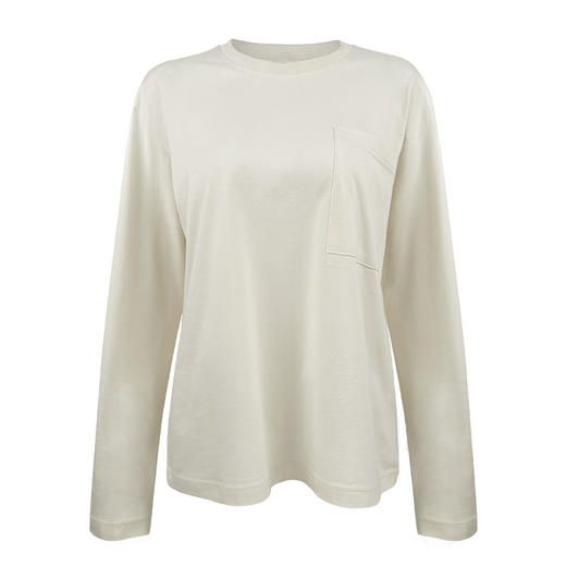 跃牌【周游世界系列】秋冬新款瑜伽服女美国PIMA棉高士线口袋圆领长袖柔软亲肤透气 TP0792 商品图4