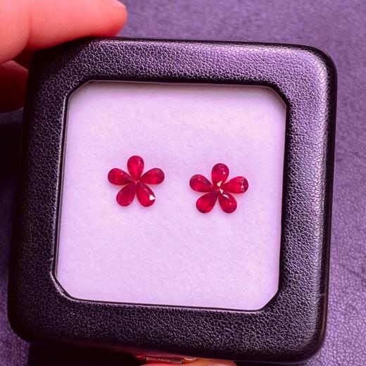 鸽血红小红宝石水滴 2.55克拉 商品图3