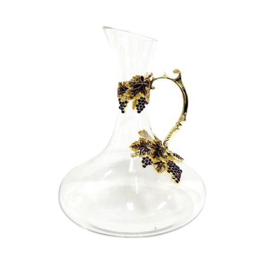 B1F【红酒】珐琅彩酒具器皿金色收获醒酒器    （取货日期：即买即取） 商品图0