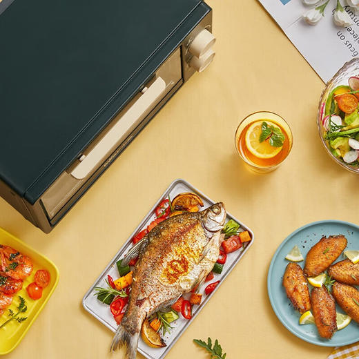 小熊（Bear） 电烤箱迷你烤箱多用10L家用容量独立控温控时烘烤 DKX-F10H2 商品图4