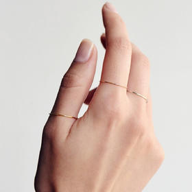 订购7周到｜ Monsieur-Anneau Olympe-素圈 叠戴 戒指［法国设计师］