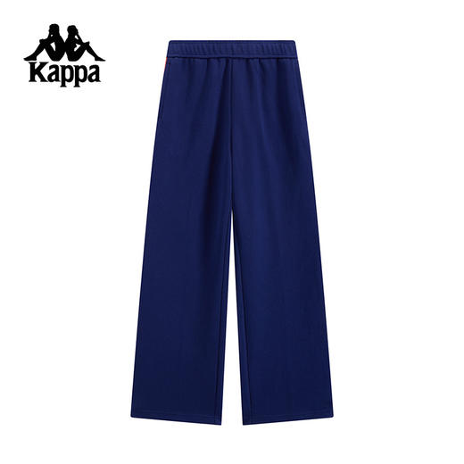 Kappa卡帕背靠背秋季新款复古运动长裤针织休闲裤子宽松直筒裤男K0E72AK61 商品图1