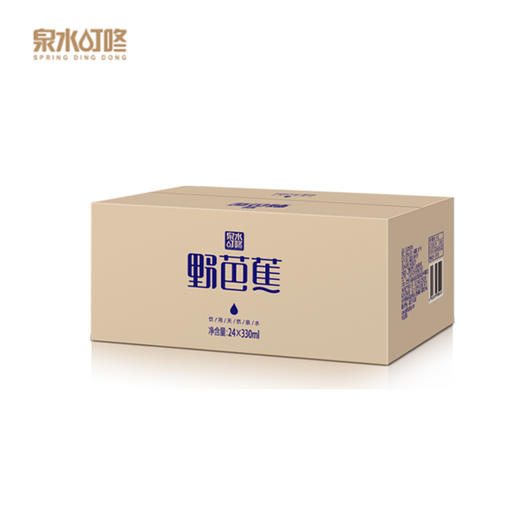 泉水叮咚 野芭蕉 天然泉水 330ml/500ml*24 整箱装 清冽甘甜 原生原味 泡茶上品 母婴饮用 72小时发货 商品图4