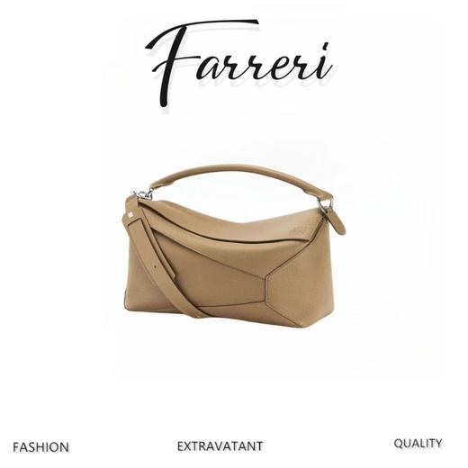 LOEWE PUZZLE，光面西班牙小牛皮！几何包 商品图0